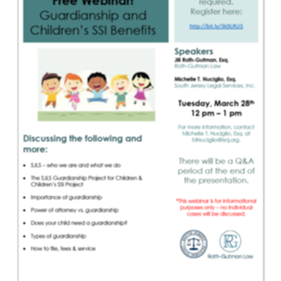 Guardianship and Children's SSI Benefits Free Webinar
